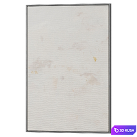 Set of 3 Abstract Paintings in Frames - Different Sizes 0123 3D Model Corona