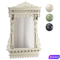 Mirror model 101879 3D Model Corona