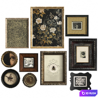 Vintage Picture Set 17 3D Model Corona