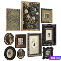 Vintage Picture Set 17 3D Model Corona
