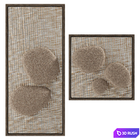 Decorative wall paintings 3D Model Corona