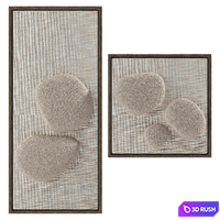 Decorative wall paintings 3D Model Corona