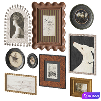Vintage Picture Set ZS01 3D Model Corona