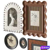 Vintage Picture Set ZS01 3D Model Corona