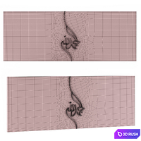 Islamic Calligraphy 3D Model Corona