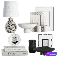 Decorative set 10 3D Model Vray