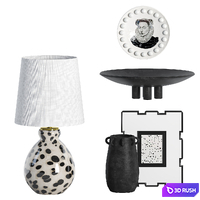 Decorative set 10 3D Model Vray