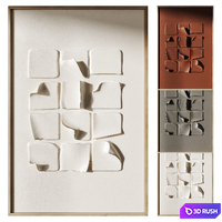 Minimalist Wall Art 03 3D Model Corona