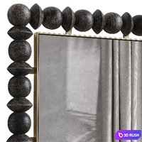 Hudson Mirror Set, Anthropologie 3D Model Vray, Corona