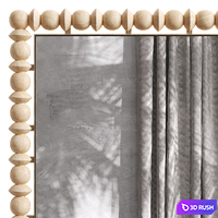 Hudson Mirror Set, Anthropologie 3D Model Vray, Corona