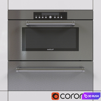 WOLF STEAM OVEN &amp; WARMING DRAWER 3D Model Corona