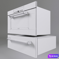 WOLF STEAM OVEN &amp; WARMING DRAWER 3D Model Corona