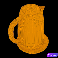 Tea Philips HD9326 3D Model Vray