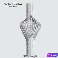 Northern Lighting Diva 3D Model Corona