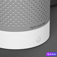 Dyson Pure Cool Link Air Purifier white and blue 3D Model Vray