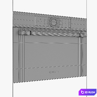 Built-in microwave CBG675BS1B brushed steel Serie 8 3D Model Vray