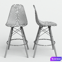 Chair Eames Style DSW bar. 3D Model Vray