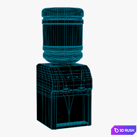 Vitapur Countertop Water Dispenser 3D Model Vray