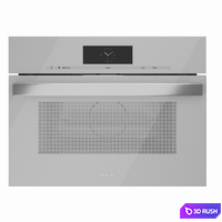Steam Oven Miele DGC 6805 6800 6705 6700 White 3D Model Vray, Corona