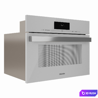 Steam Oven Miele DGC 6805 6800 6705 6700 White 3D Model Vray, Corona