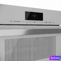 Steam Oven Miele DGC 6805 6800 6705 6700 White 3D Model Vray, Corona