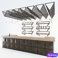 Loft bar 2 3D Model Corona
