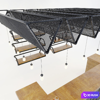 Loft bar 2 3D Model Corona
