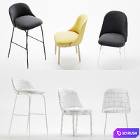 Viccarbe Aleta 3D Model Vray