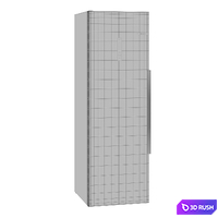 Bosch Fridge KSV36VW21R 3D Model Vray, Corona