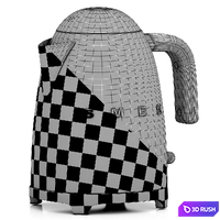 SMEG KLF03RDEU 3D Model Vray