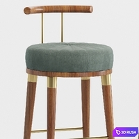 MAILU bar stool kassavello 3D Model Corona