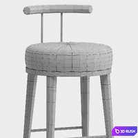 MAILU bar stool kassavello 3D Model Corona