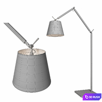 Floor lamp Zyta Floor Azzardo 3D Model Vray, Corona