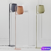ZERO ELEMENTS Fabric Floor Lamps 4 Colors 3D Model Corona