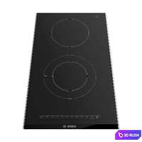 Ceramic electric hob BOSCH PKF375FP1E 31cm 3D Model Vray, Corona