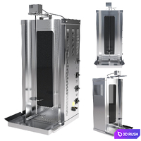 Ankemoller ED50P shawarma machine 3D Model Corona