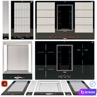 Siemens hob 2 3D Model Vray, Corona