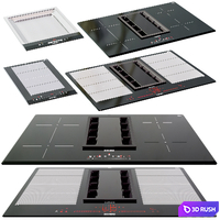 Siemens hob 2 3D Model Vray, Corona
