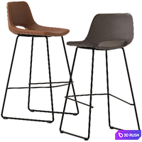 Linea Furniture Eada Barstool 3D Model Vray, Corona