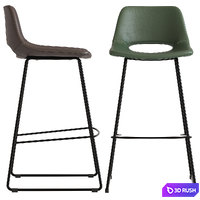 Linea Furniture Eada Barstool 3D Model Vray, Corona