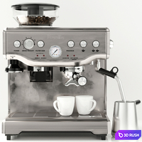 Сoffee machine 3D Model Vray, Corona