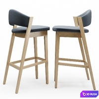 wewood_CARAVELA BAR STOOL 3D Model Corona