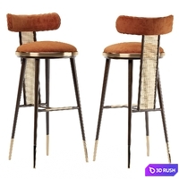 Bar chair BLAKEY 3D Model Corona