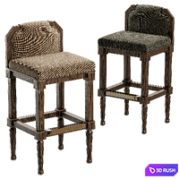Dillin barstool 3D Model Corona