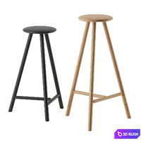 Perch bar stool by Nikari 3D Model Corona