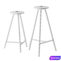 Perch bar stool by Nikari 3D Model Corona