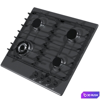 A set of gas and induction cookers from Samsung Korting and IKEA 3D Model Vray, Corona