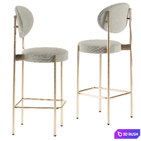 430 Barstool in Beige by Verner Panton (Cosmo Arbol,Corner Design Wonder) 3D Model Vray, Corona