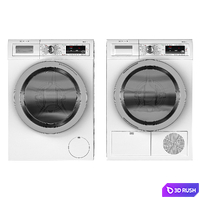Bosch 800 Series Washing Machine and Dryer - Bosch WAT28402UC - Bosch WTG865H4UC 3D Model Corona