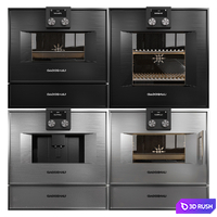 Gaggenau Ovens 3D Model Vray, Corona
